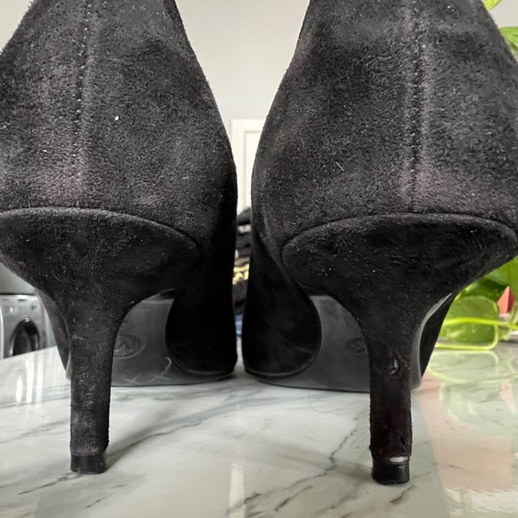 Michael Kors Black Suede Pumps - Picture 7 of 7